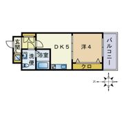 レジデンス箱崎の間取り画像