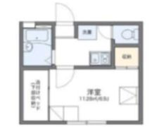 レオパレスアズール新大阪の間取り画像