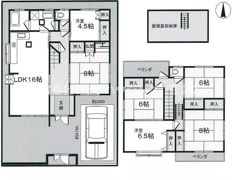 豊野町戸建貸家の間取り画像