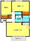 セヴェルSetaⅡの間取り画像