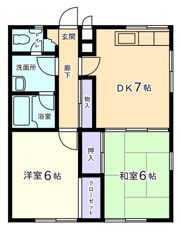 ハイツカトレアの間取り画像