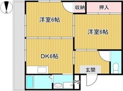 サンパレス香流の間取り画像