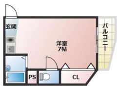 コロナハイツの間取り画像