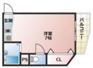 コロナハイツの間取り画像