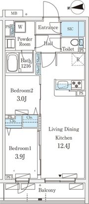 テラス杉並方南町の間取り画像