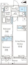 テラス杉並方南町の間取り画像