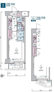 リヴシティ成増ミュジオの間取り画像
