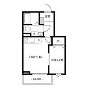 メリディアン泉ケ丘Solanaの間取り画像
