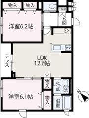 プリムローズⅡの間取り画像