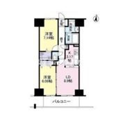 エスヴェール北梅田の間取り画像