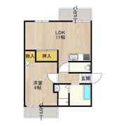 JMRレジデンス新大阪(旧メロディハイム新大阪)の間取り画像