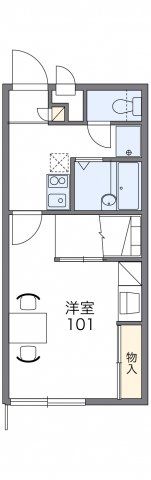 レオパレスボヌールの間取り画像