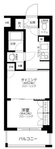 日神デュオステージ高円寺の間取り画像