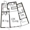 フロンティアTACHIBANAの間取り画像