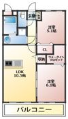 リュクス ウエストの間取り画像