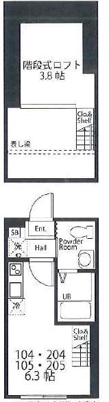 ハーミットクラブアニ－ガ－デンの間取り画像