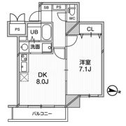プレアデス千里山田の間取り画像