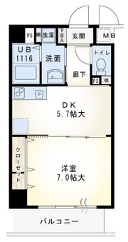 ノートアール107の間取り画像
