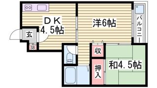 二宮ハウスの間取り画像