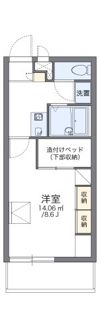 レオパレスFriendsⅡの間取り画像