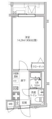 LUMEED飯田橋の間取り画像
