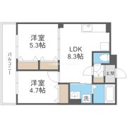 ラモーナ北条Ⅲの間取り画像