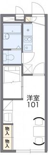 レオパレスマ シャンテの間取り画像
