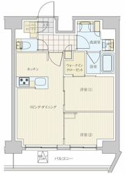 リビオメゾン戸越銀座の間取り画像