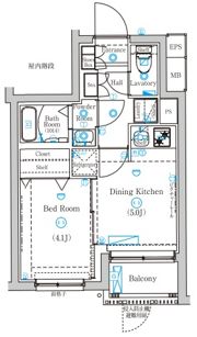 Mind Higashijujoの間取り画像