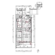 プレサンス レイズ 東三国の間取り画像
