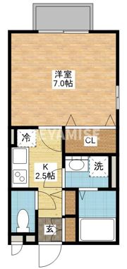 モナリエたかきの間取り画像