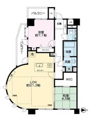 アルシオン芝浦の間取り画像