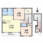 パークハイム土居田 C棟の間取り画像