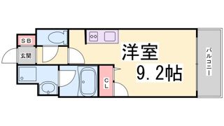 アスヴェル神戸ハーバーサイドの間取り画像