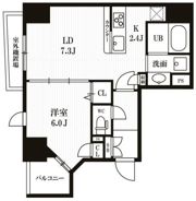 PEAKS神田の間取り画像