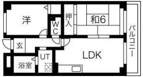 リバーサイド豊中の間取り画像