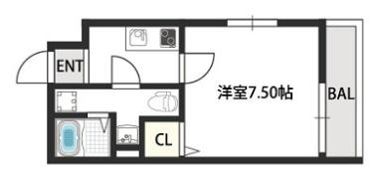 ドゥエリング千林商店街の間取り画像