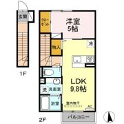 YumeruⅡ（ﾕﾒｰﾙﾂｰ）の間取り画像