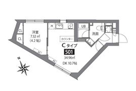 ASTILE市ヶ谷の間取り画像