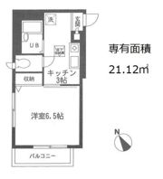 ルミエール西大井の間取り画像