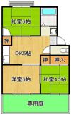 ルミエール曽根B棟の間取り画像