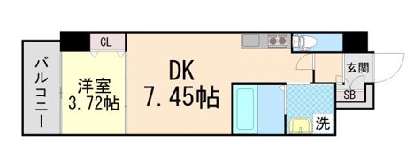 ライオンズマンション三宮東第二の間取り画像