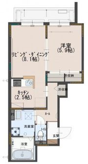 ラシーネ大泉町の間取り画像