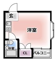 アクティ大和10の間取り画像