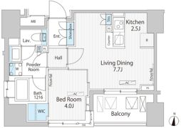 グランシエル南青山の間取り画像