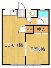 パラシオン折尾の間取り画像
