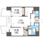 STANDZ四天王寺前夕陽丘の間取り画像