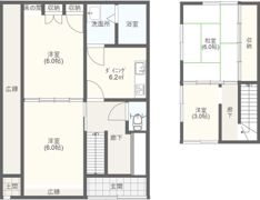 神中1丁目貸家の間取り画像
