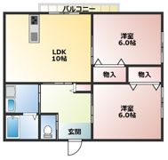 ライフステージ クレストの間取り画像