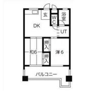 コーポ香流橋の間取り画像